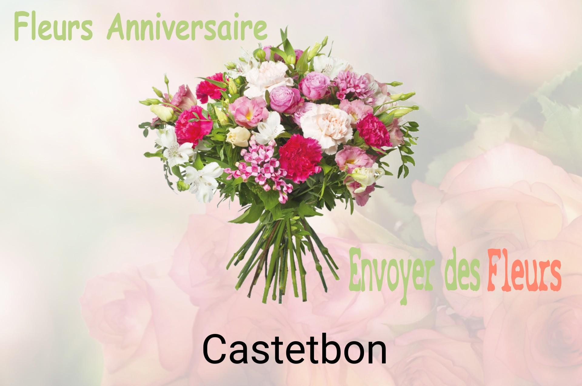 Bouquet de fleurs d’anniversaire livré à Castetbon