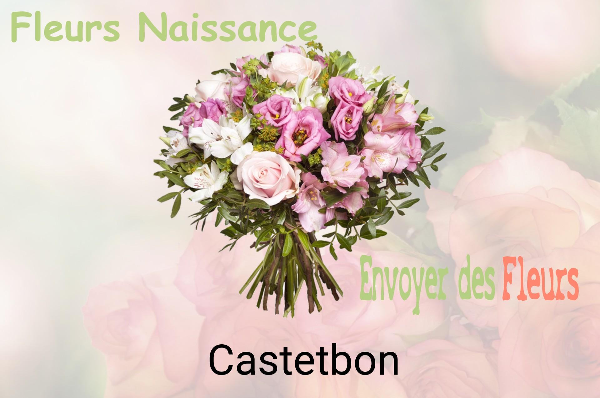 Bouquet de fleurs de naissance livré à Castetbon